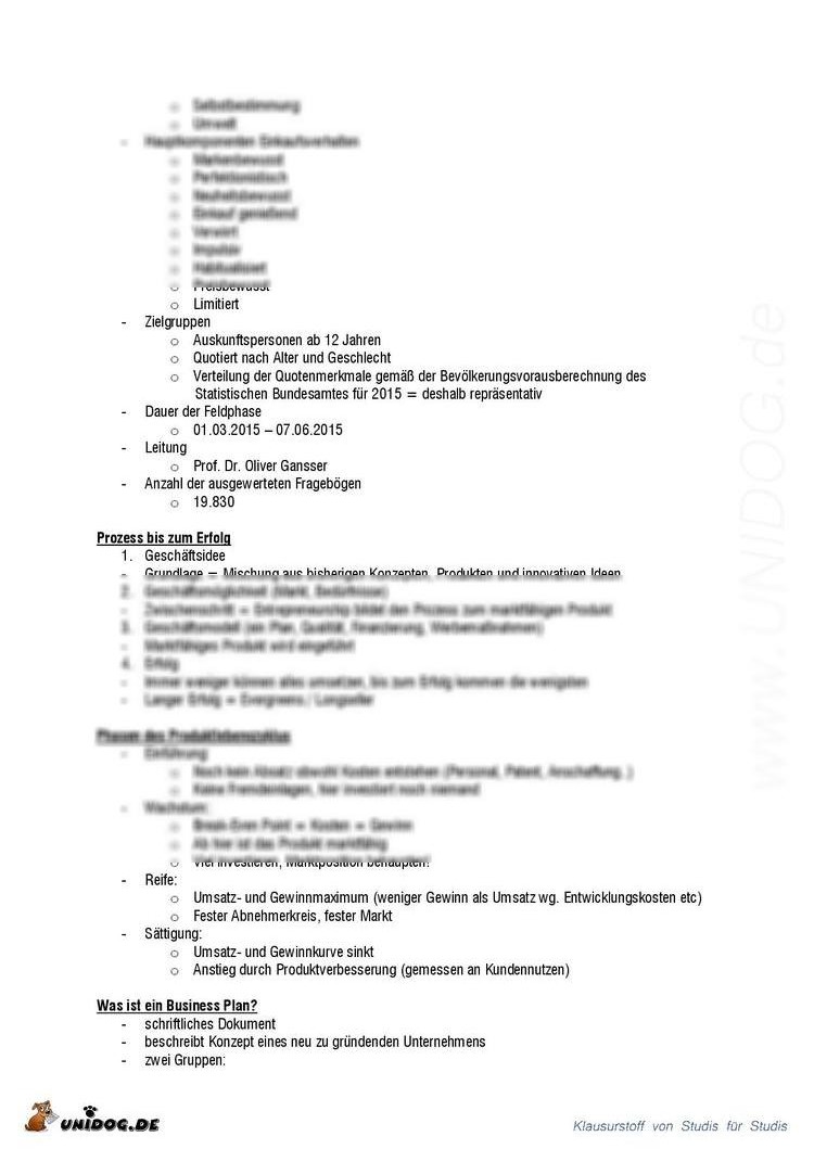 Unidog Zusammenfassung Inkl Sommerumfrage Management Basics Unidog Zusammenfassung Inkl Sommerumfrage Management Basics