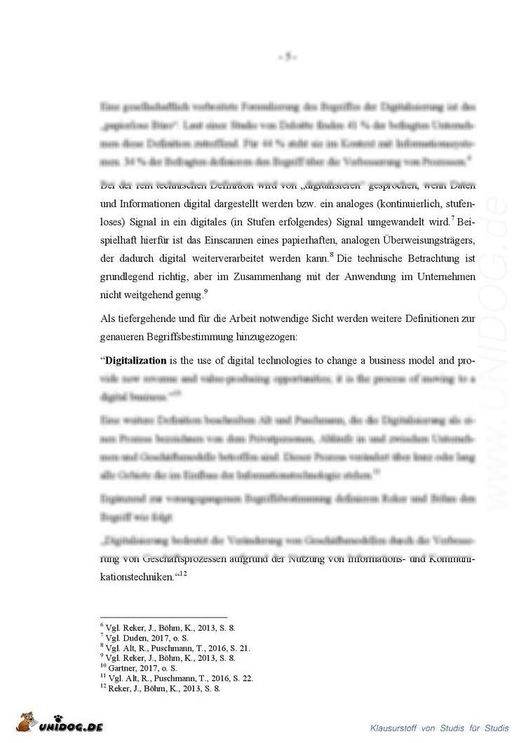 thesis themen digitalisierung